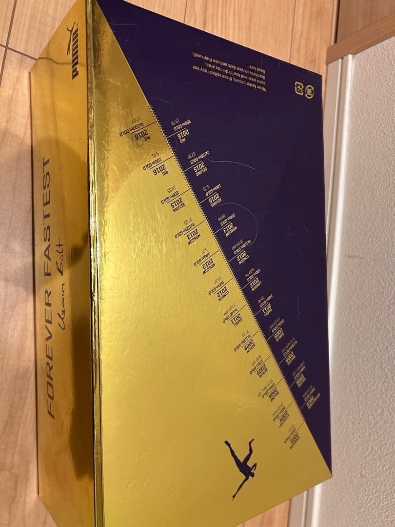 お宝限定】ウサインボルト 引退スパイク - メルカリ