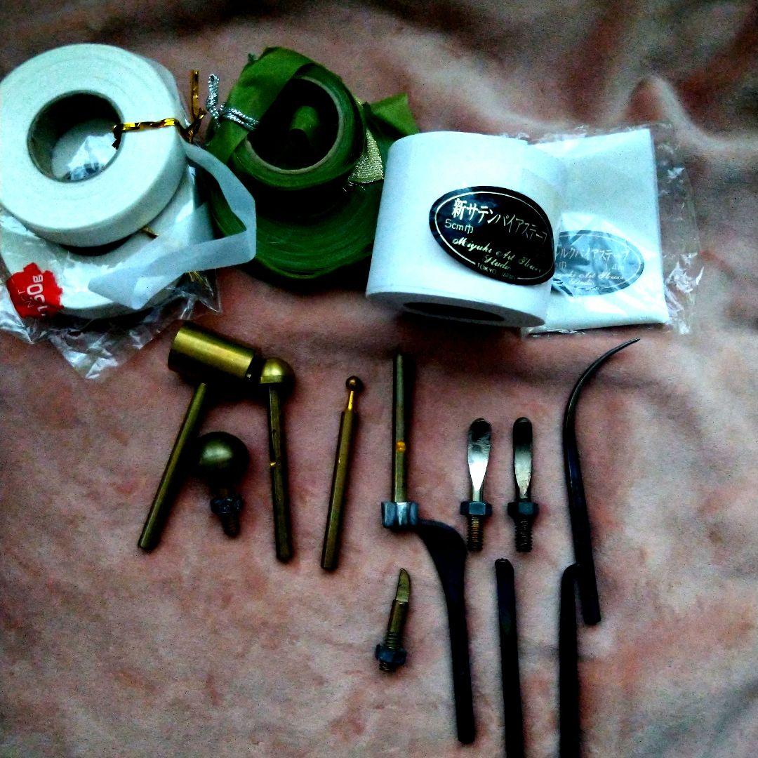 深雪 アートフラワー コテ コテ先 押型 葉型 道具 材料 まとめ売り 染