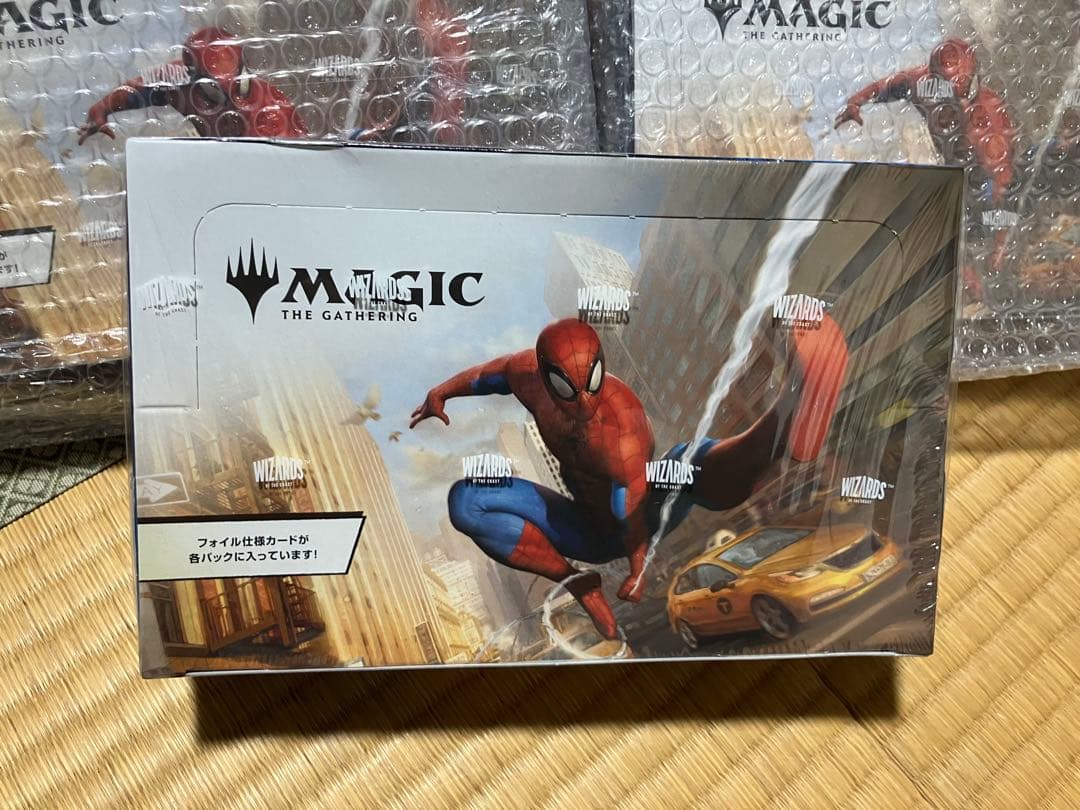 MTG スパイダーマン 日本語版 4boxセット 新品未開封シュリンク付き