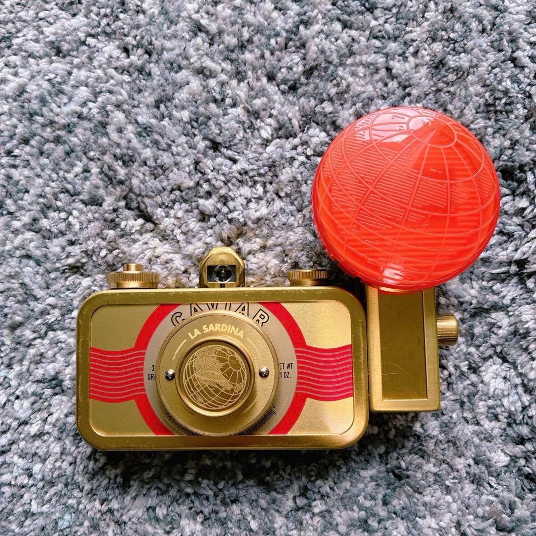 ロモグラフィー ベルーガ オイルサーディン缶 メタル 真鍮製 35mm