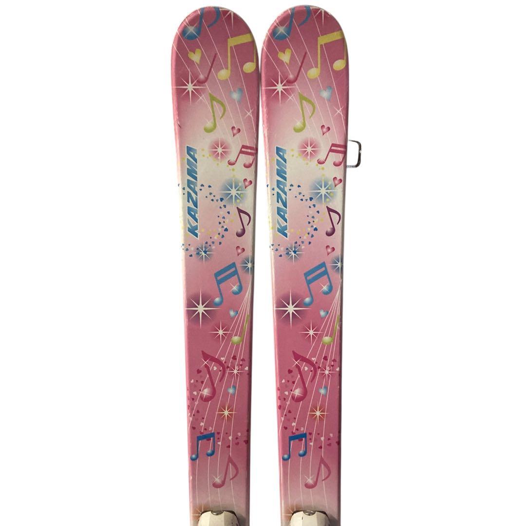 メ01126-54】 KAZAMA キッズ用スキー板セット 136cm - メルカリ