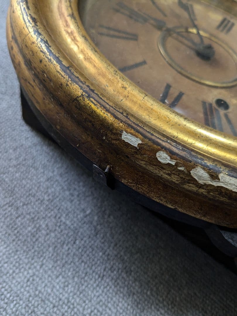 ジャンク品】 イングラハム だるま時計 古時計 アンティーク