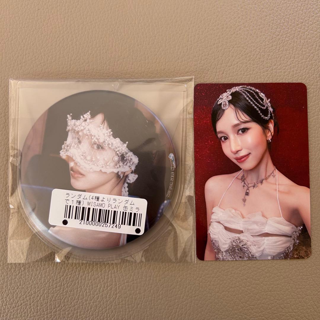 TWICE misamo play minaミナA盤トレカ 缶ミラー店舗限定特典 - メルカリ