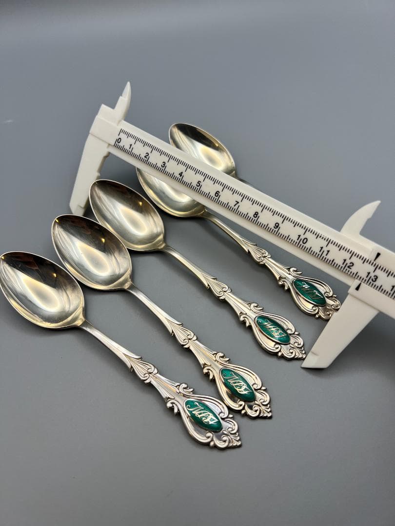 STERLING 刻印 銀製 スプーン 5点 重量約101g