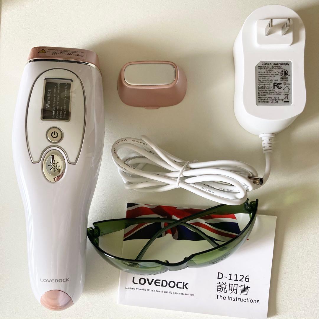 LOVE DOCK】 脱毛器 説明書・サングラス付き - メルカリ