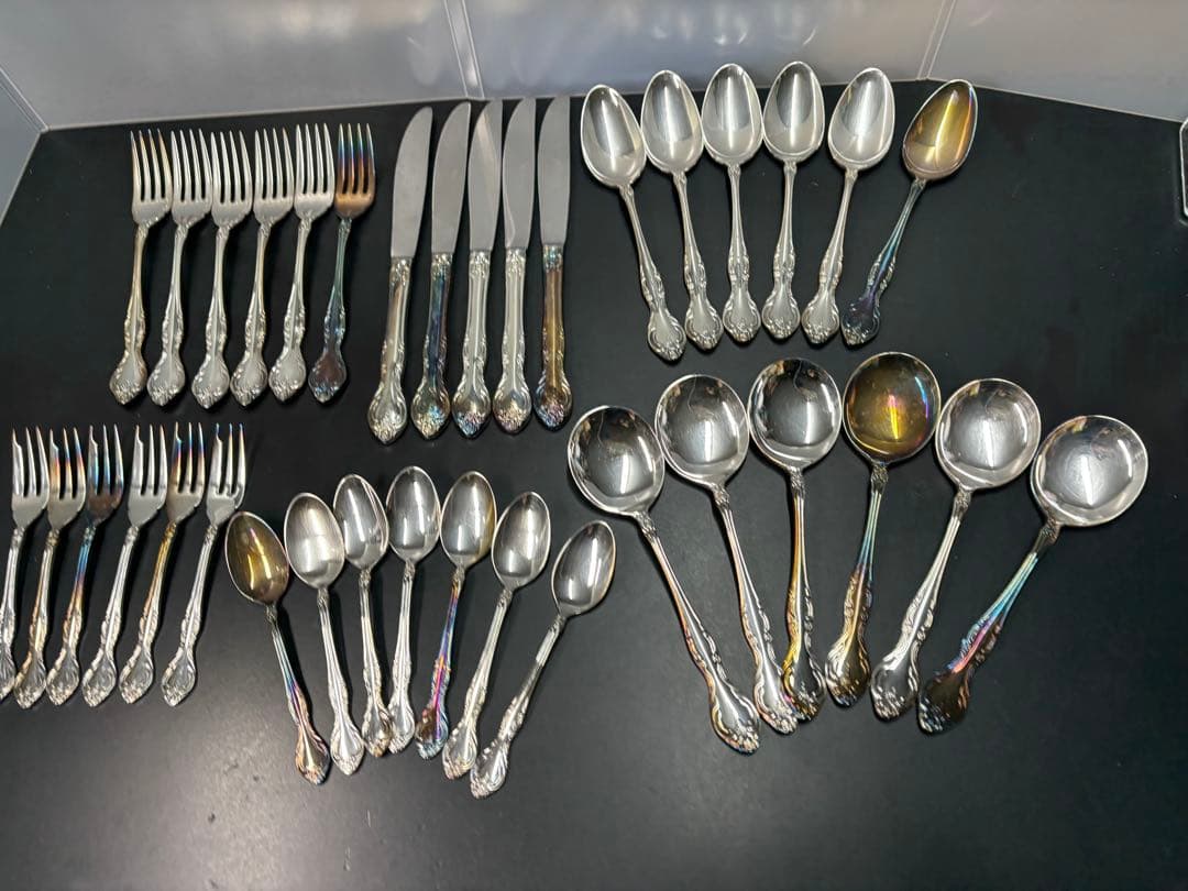 LUCKY WOOD オルレアン カトラリーセット lucky silver - メルカリ