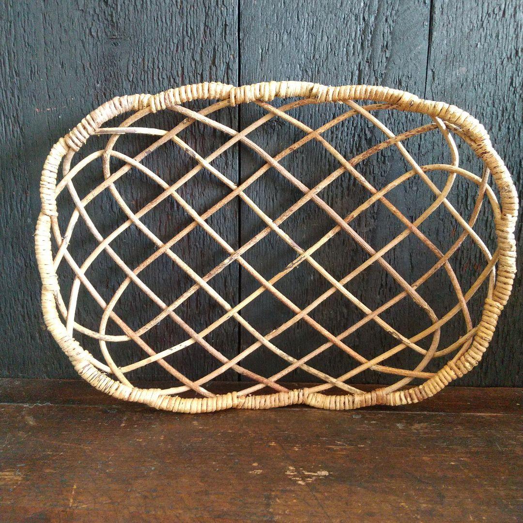 渡部萌 あけび 楕円 籠 バスケット S115563735 - 小物入れ3回のみ使用