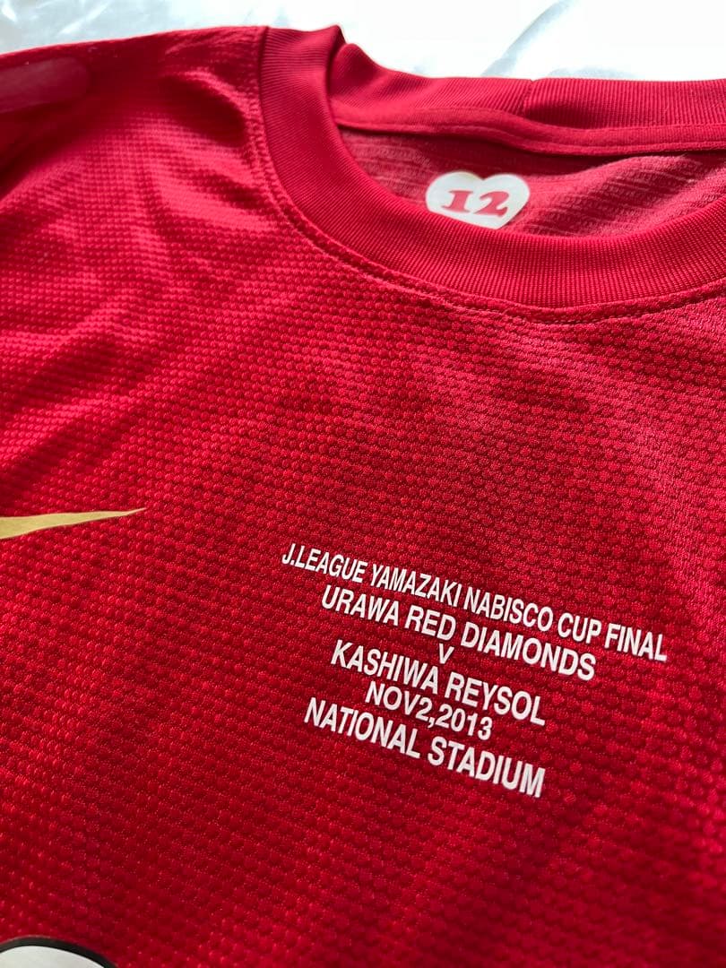 レア】浦和レッズ 2013年ナビスコカップ決勝 ユニフォーム46番森脇良太