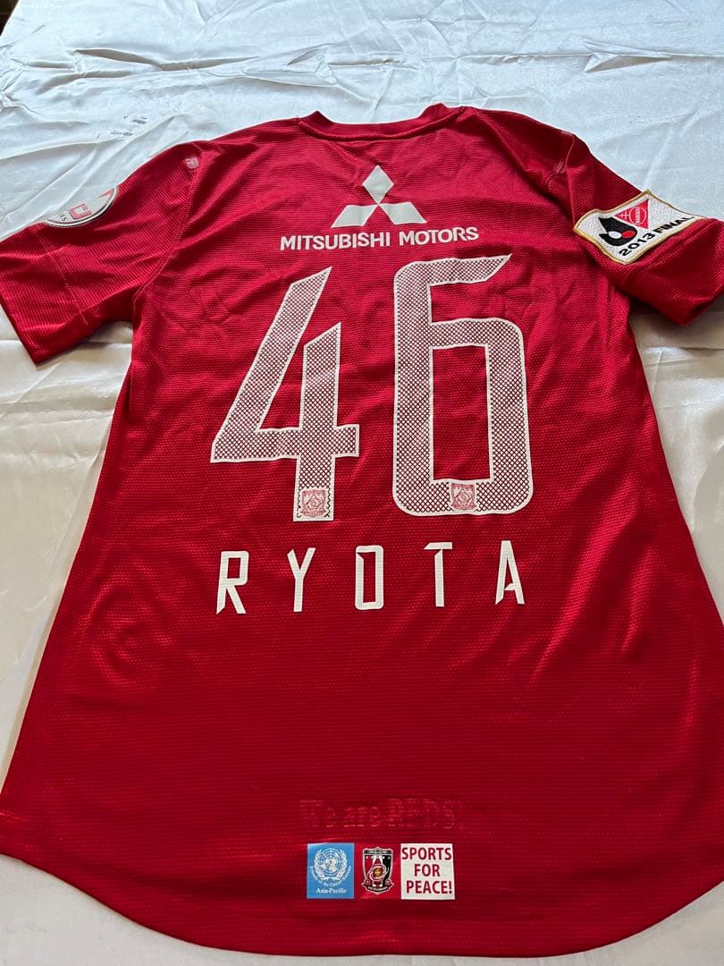 レア】浦和レッズ 2013年ナビスコカップ決勝 ユニフォーム46番森脇良太