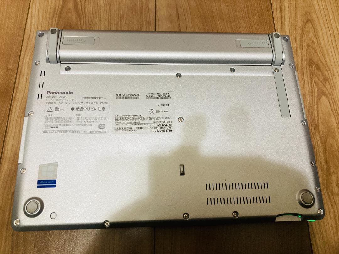 レッツノートSV8/256GB/8GB/OFFICE2021/バッテリ100%残 - メルカリ