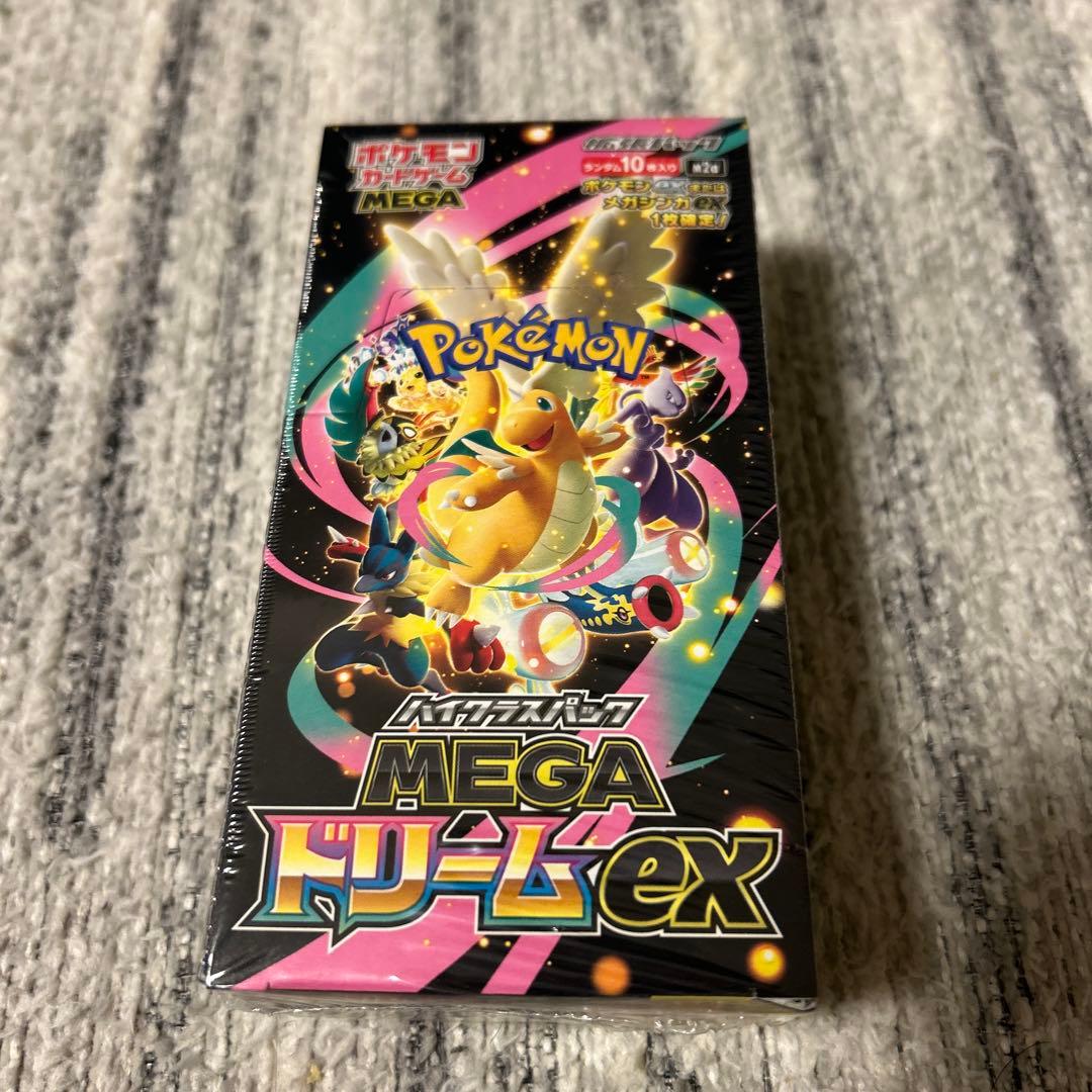 ポケモンカードゲーム MEGA ドリームEX BOX 未開封 シュリンク付き