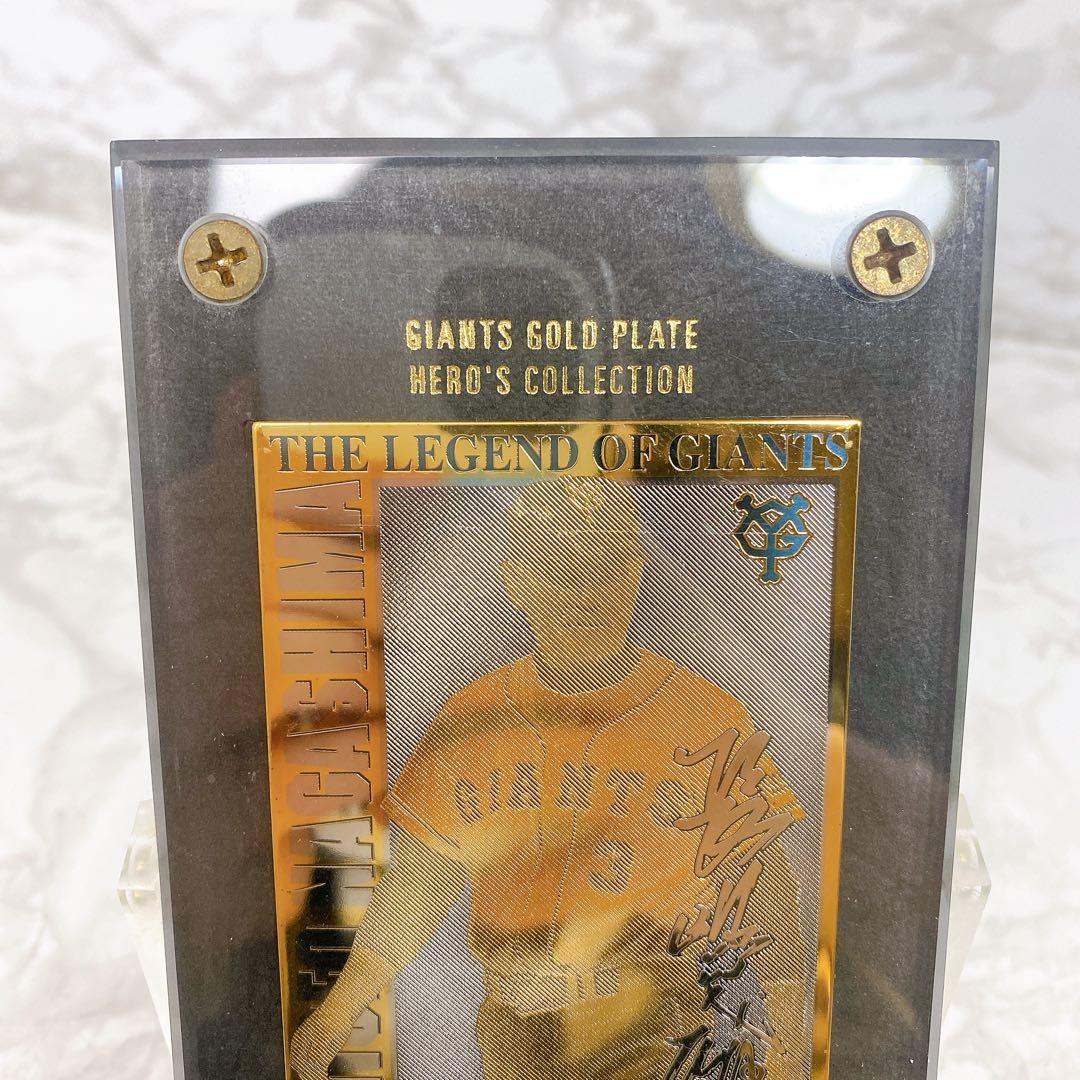 貴重】 長嶋茂雄 読売ジャイアンツ ゴールドプレート PUREGOLD - メルカリ