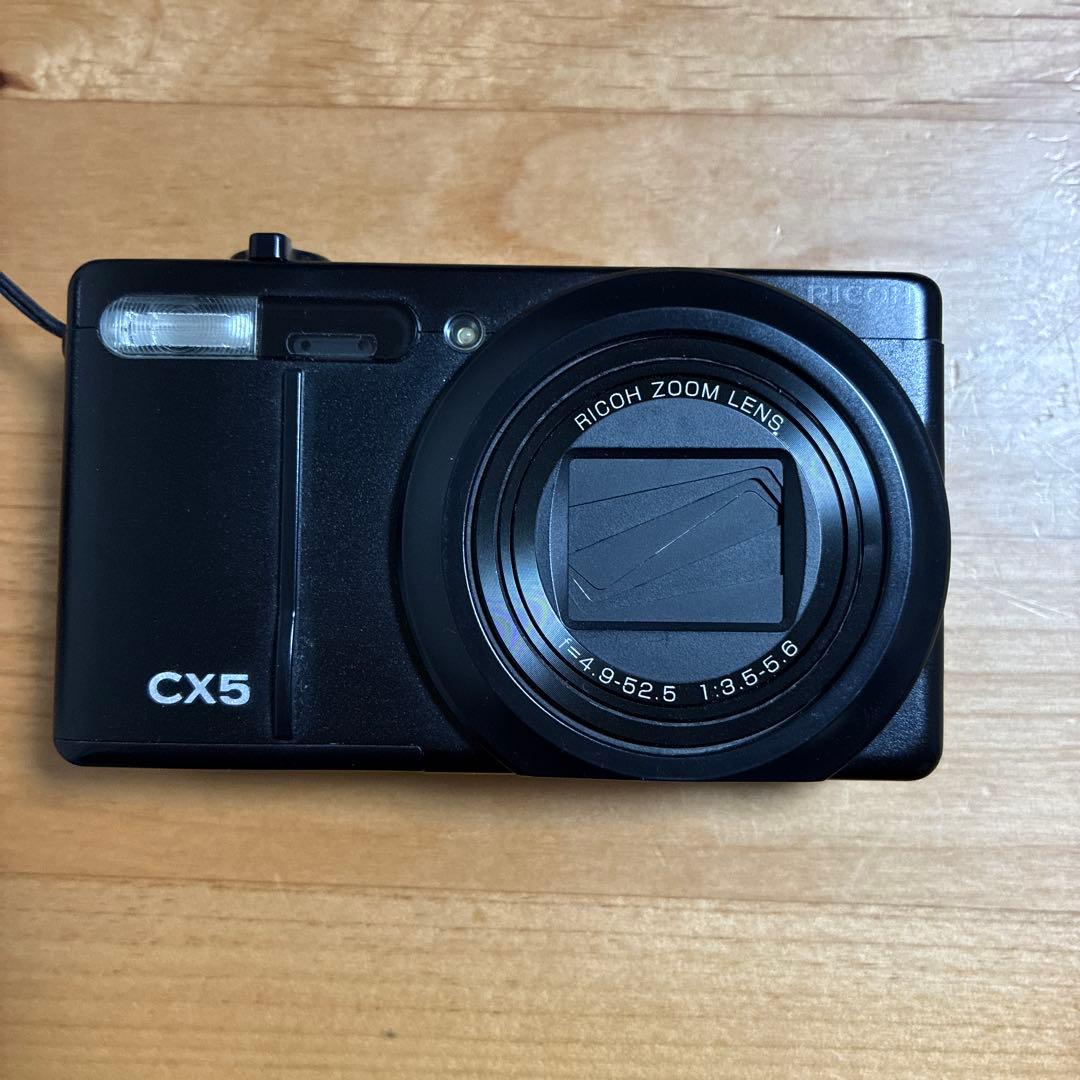 RICOH CX5 デジタルカメラ ブラック - メルカリ