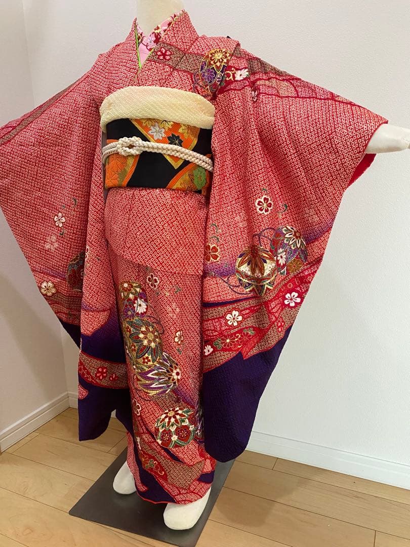 総絞り　7歳七五三 フルセット n127.jpg