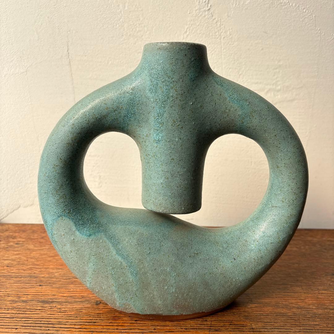 いけばな 花器 清山焼 青銅色 変形 草月 池坊 古流 小原流 - メルカリ