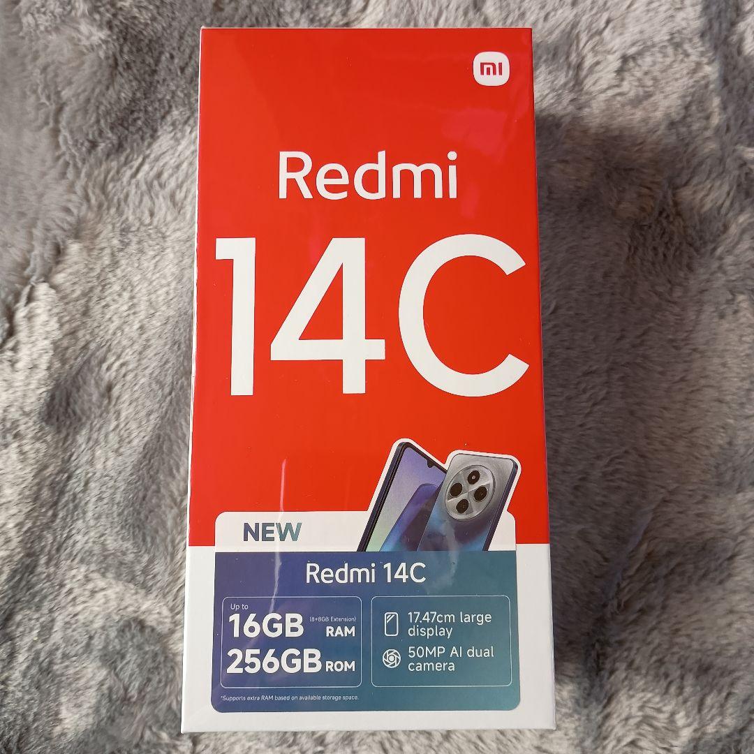 新品未開封 Redmi 14C 256GB Xiaomi Redmi 「新品・未開封品」Simフリー シャオミ Xiaomi 14C [8GB/256GB