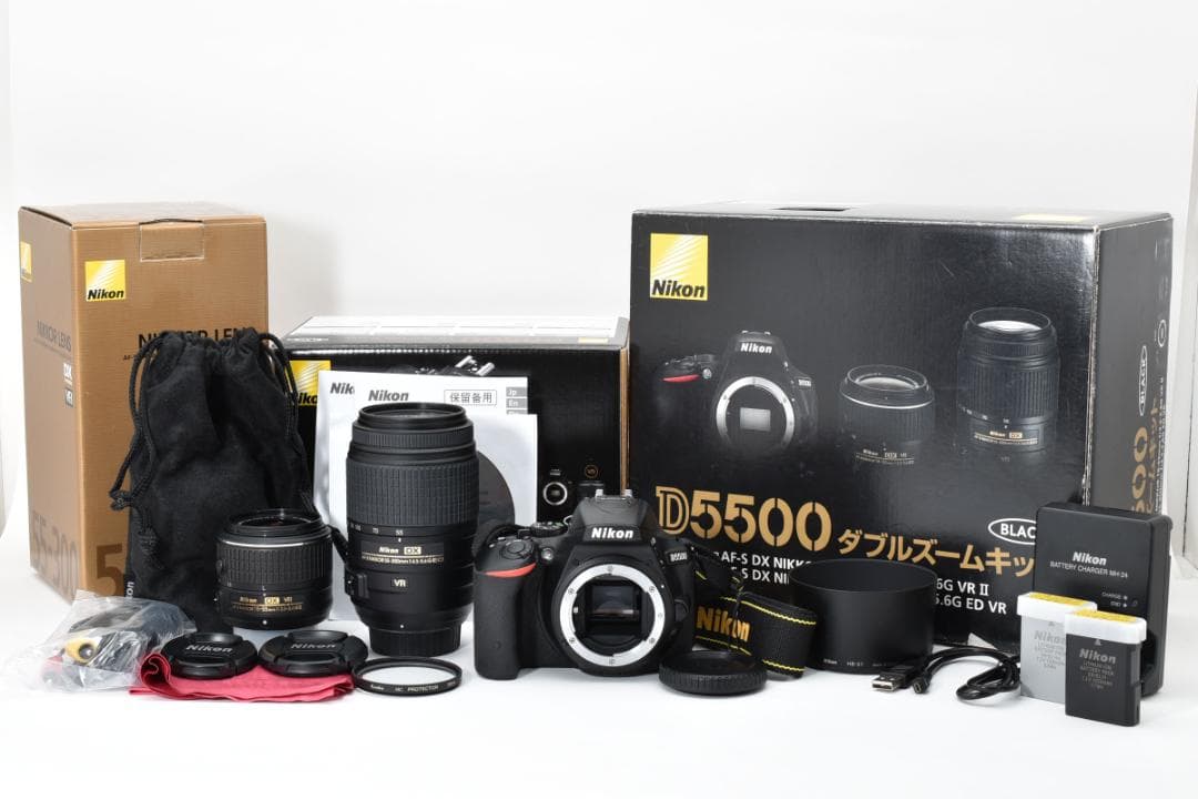 1056＞ニコン Nikon D5500 ダブルズームキット - メルカリ