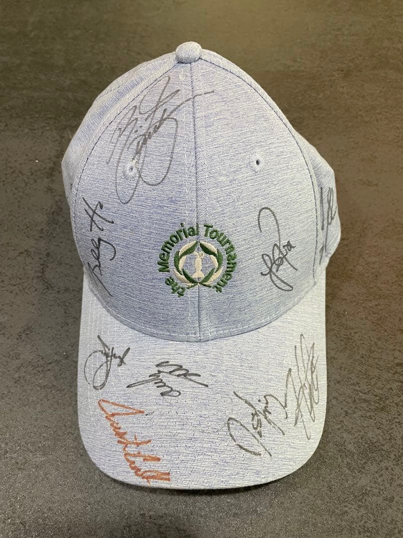 【希少】松山英樹　リッキーファウラー アダムスコット他　サイン入りキャップ 希少】松山英樹 リッキーファウラー アダムスコット他 サイン入り