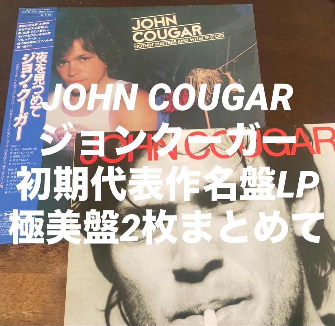 ◾️極美盤2枚まとめて◾️JOHN COUGAR / ジョンクーガー ◾️高音質