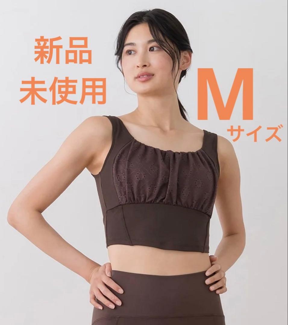 【SUKALA】フラワーレースブラトップ　ブラウン　M SUKALA】フラワーレースブラトップ(XS・Sサイズ ブラック・ブラウン