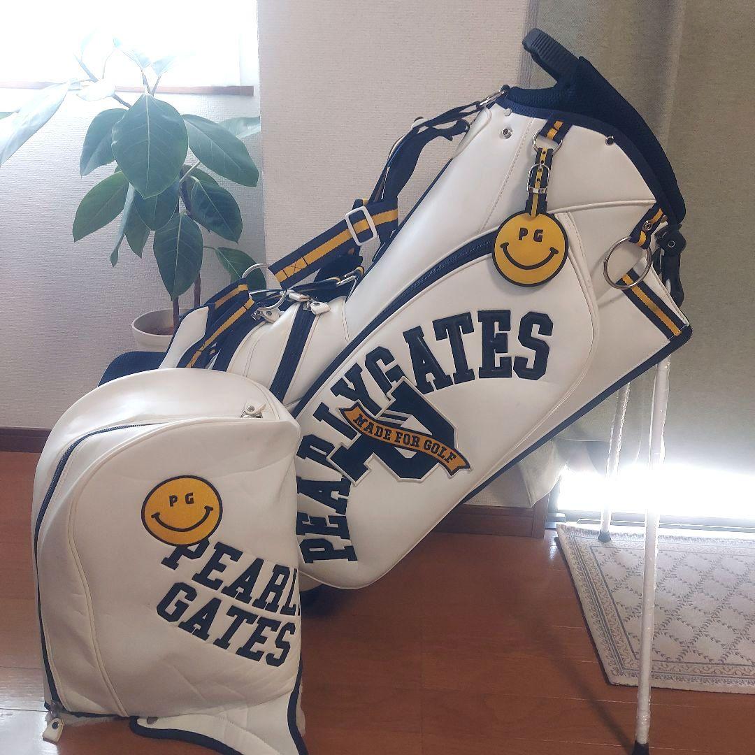 パーリーゲイツ　PEARLY GATES スタンドキャディバッグ 89　ホワイト 楽天市場】パーリーゲイツ PEARLY GATES スタンドキャディバッグ