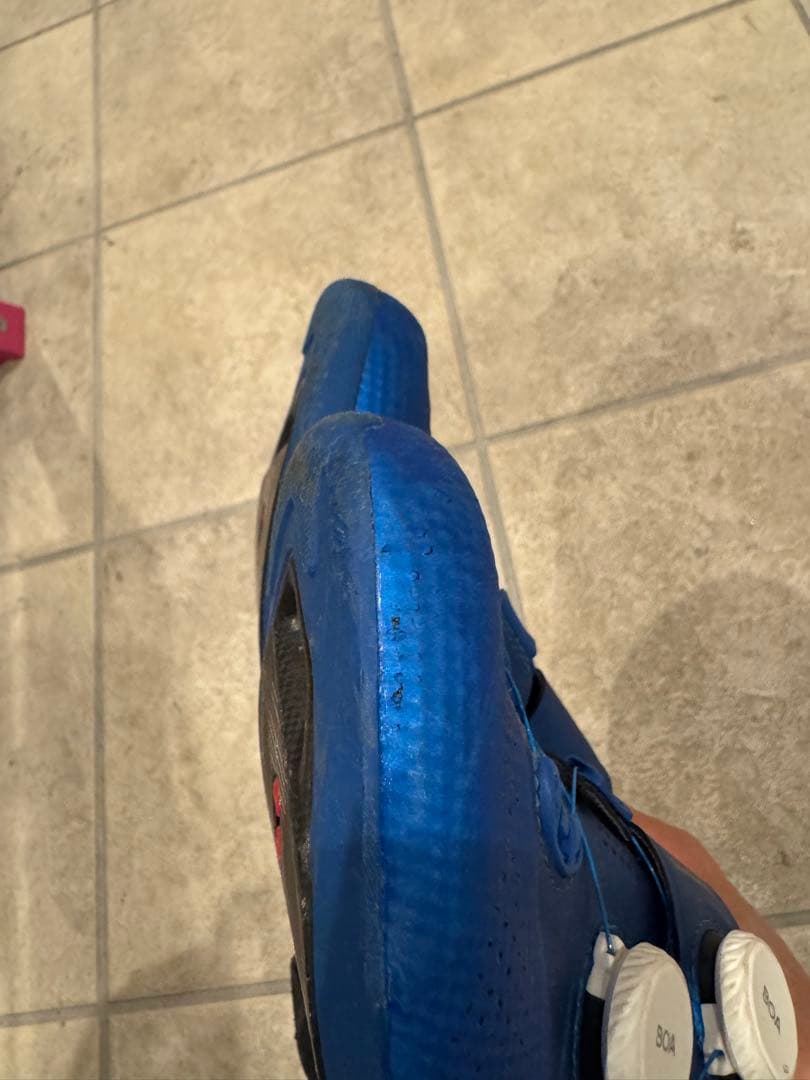 Shimano ロードシューズ 青 ダイヤル式　エスファイア　25.5cm