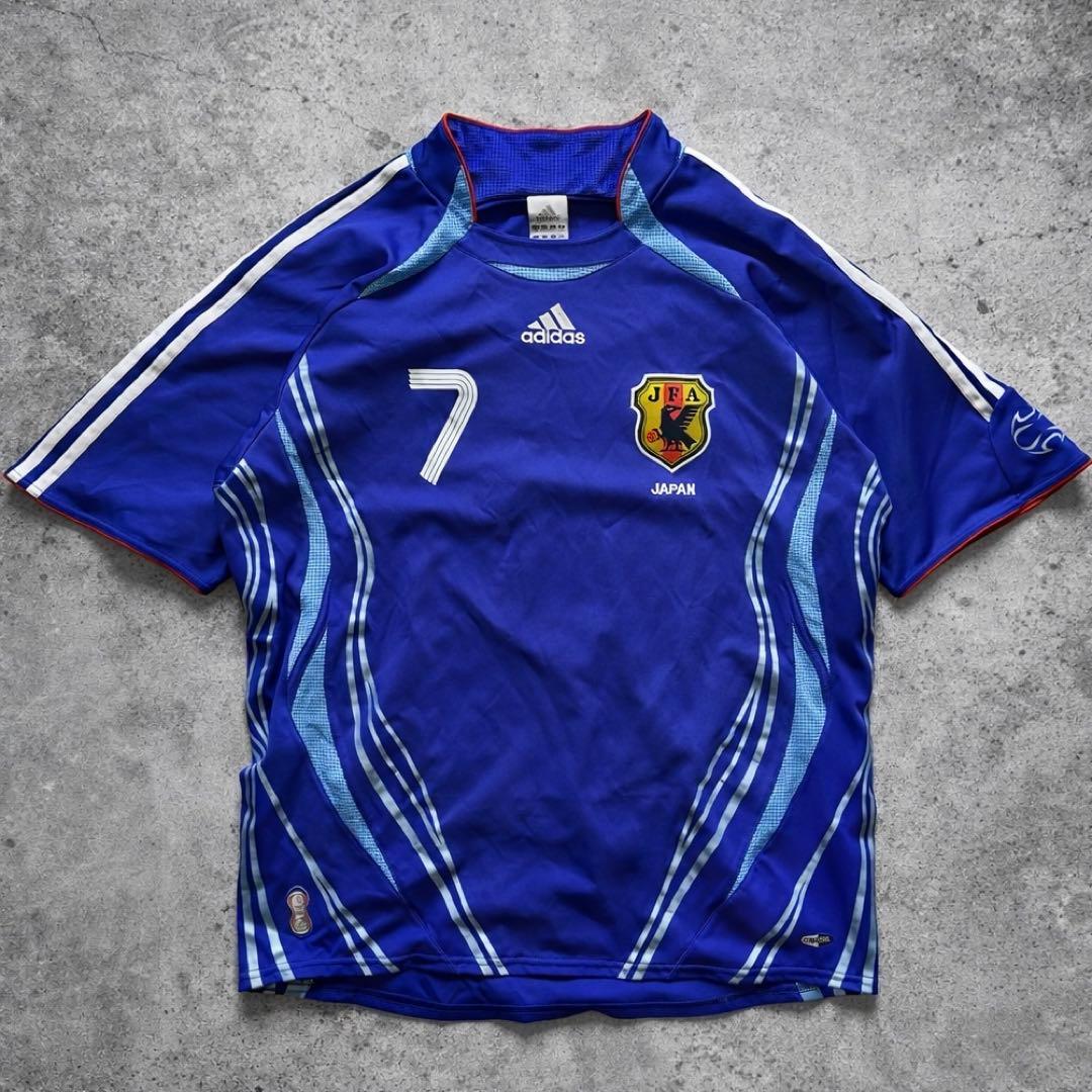 日本代表 adidas 2006年ドイツW杯 ユニフォーム 中田英寿（背番号7