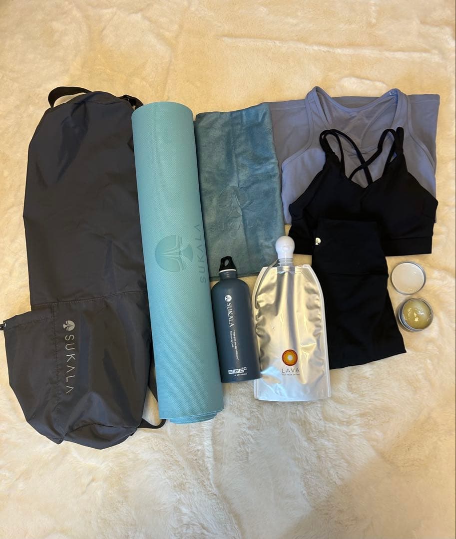 lava SUKALAヨガセット SUKALA】ダブルストラップタンク＆レギンスセットアップ: ヨガウェア