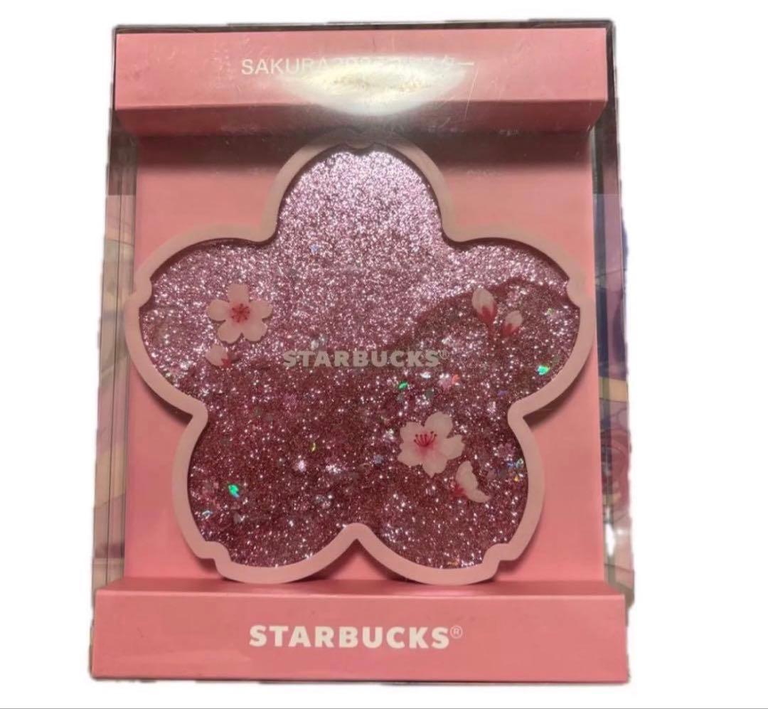 スターバックス 2026 さくら コースター シャイニーピンク グリッター