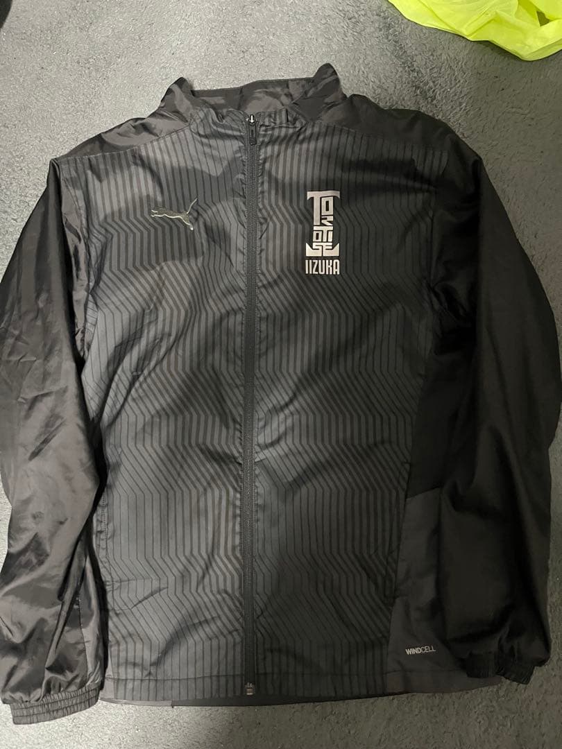 飯塚高校PUMA ブラック ピステ ウィンドブレーカー M M109104648