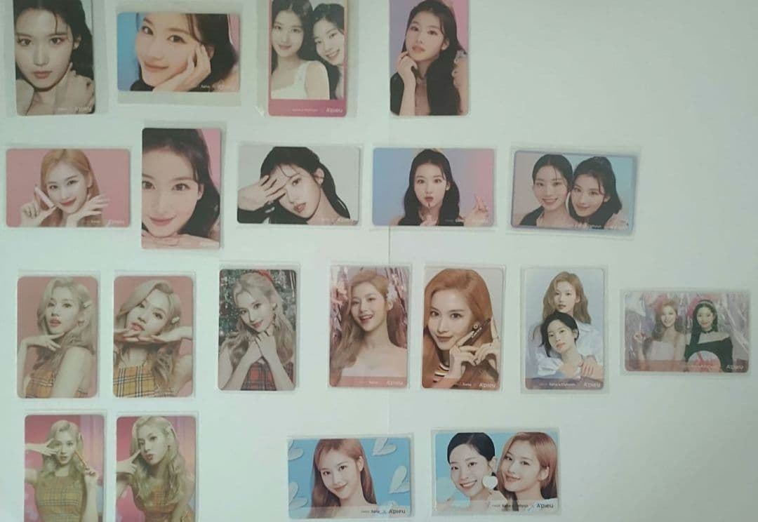 twice　トレカ　A'pleu アピュー　サナ A'pieu(アピュー) イメージモデル「TWICE サナ＆ダヒョン」の