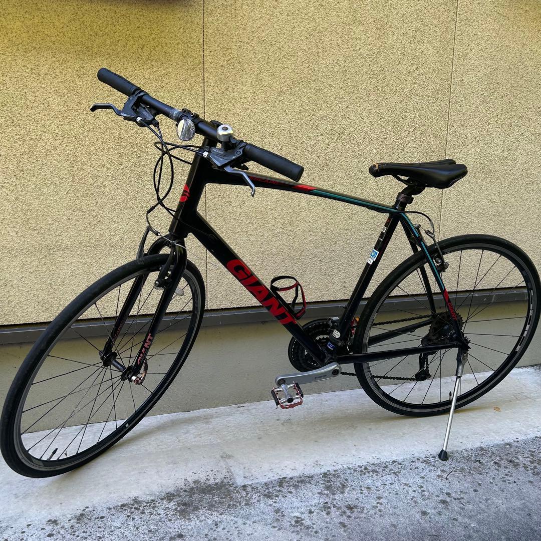【直接引取り限定　愛知】GIANT RX クロスバイク ブラック/レッド ジャイアント(GIANT) ESCAPE RX2 DISC(エスケープ アールエックス 2