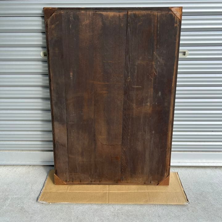 戦前 希少品】アサヒビール リボンシトロン 鏡 木枠ミラー 昭和レトロ