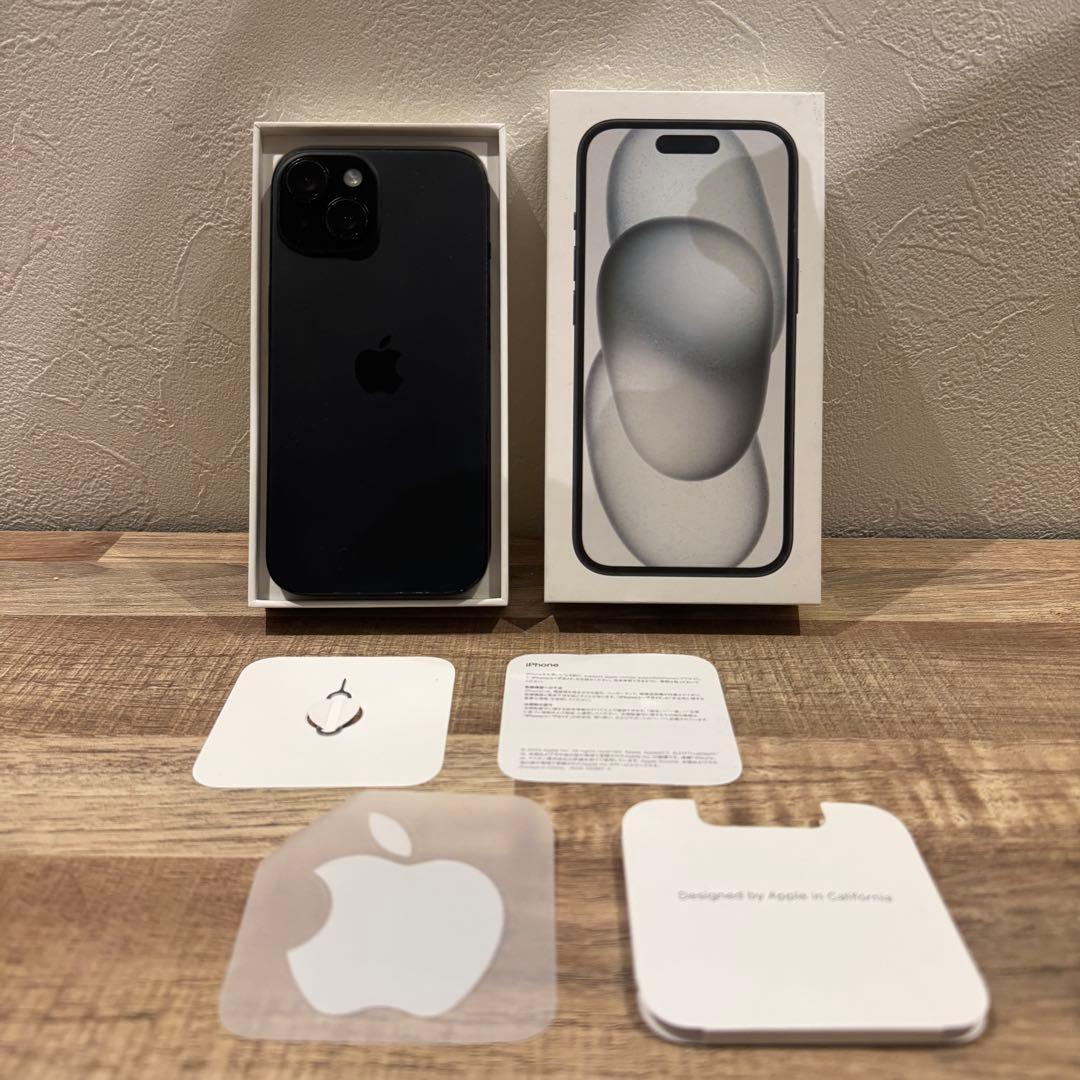 iPhone15 256GB ブラック iPhone 15 256GB - ブラック（SIMフリー）[整備済製品] - Apple（日本）