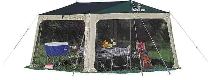 テント キャンプ タープ 虫除け 大きめ 蚊帳 収納袋付き 新品未使用