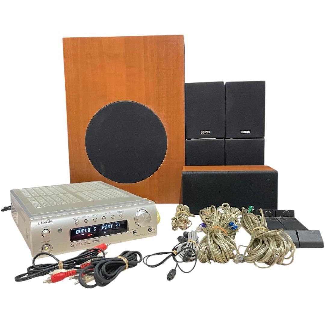 最安値】DENON 5.1ch ホームシアターセット AVC-M380 木目 - メルカリ