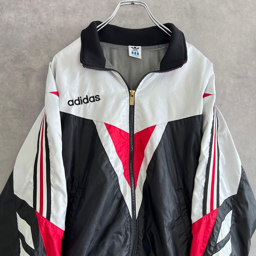 90s old adidas アディダス デサント製 ナイロンジャケット M - メルカリ