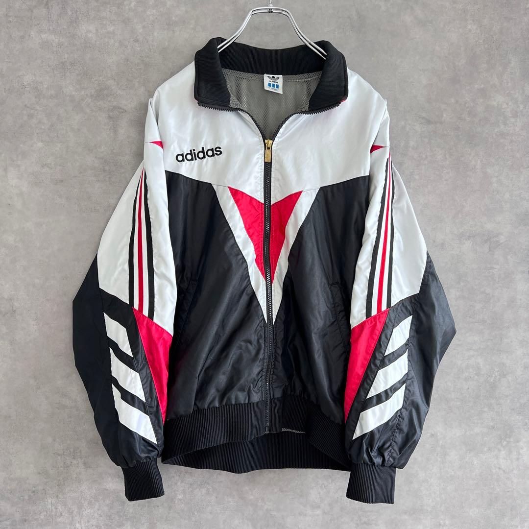 90s old adidas アディダス デサント製 ナイロンジャケット M - メルカリ