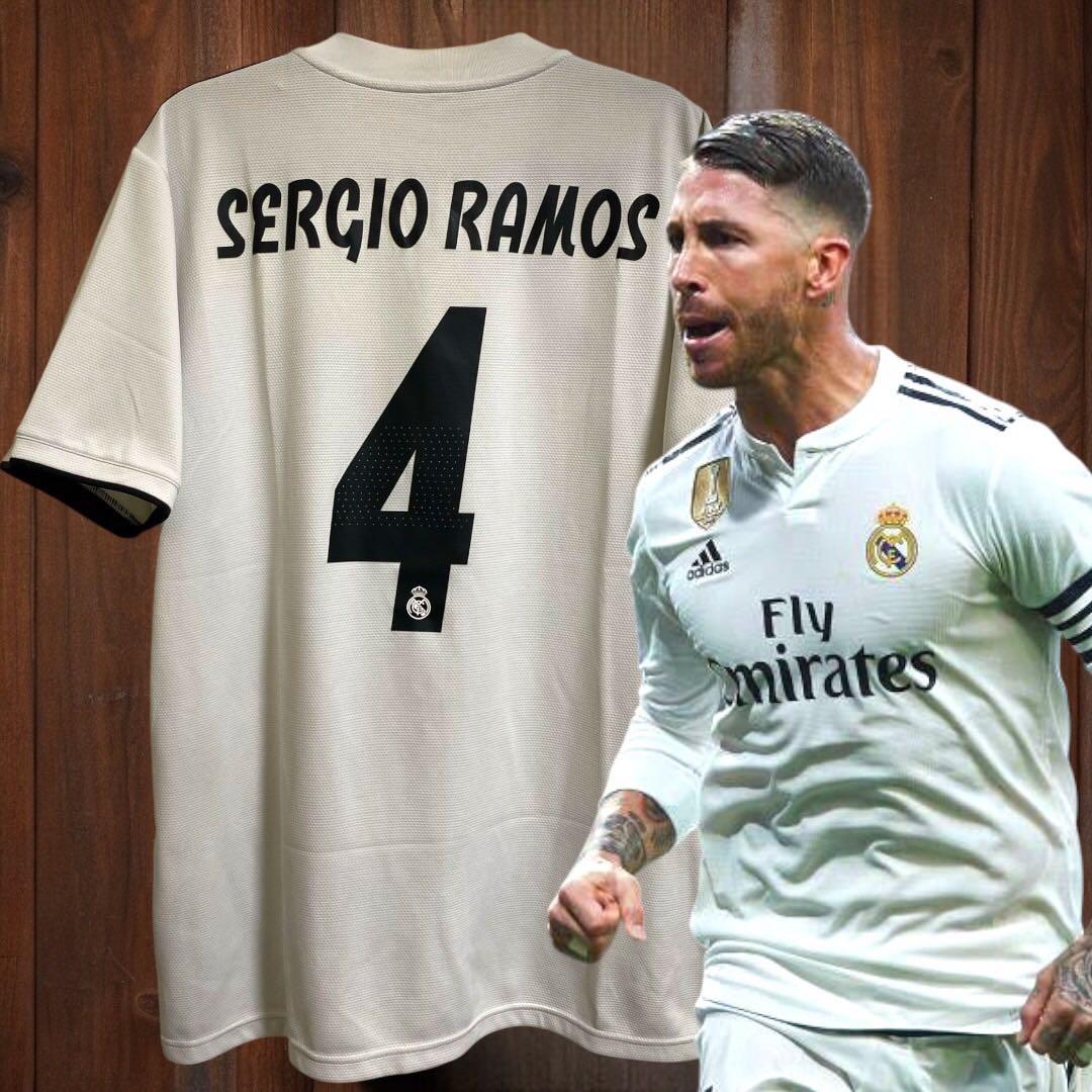 正規品』レアル・マドリード 18/19 セルヒオ・ラモス ユニフォーム