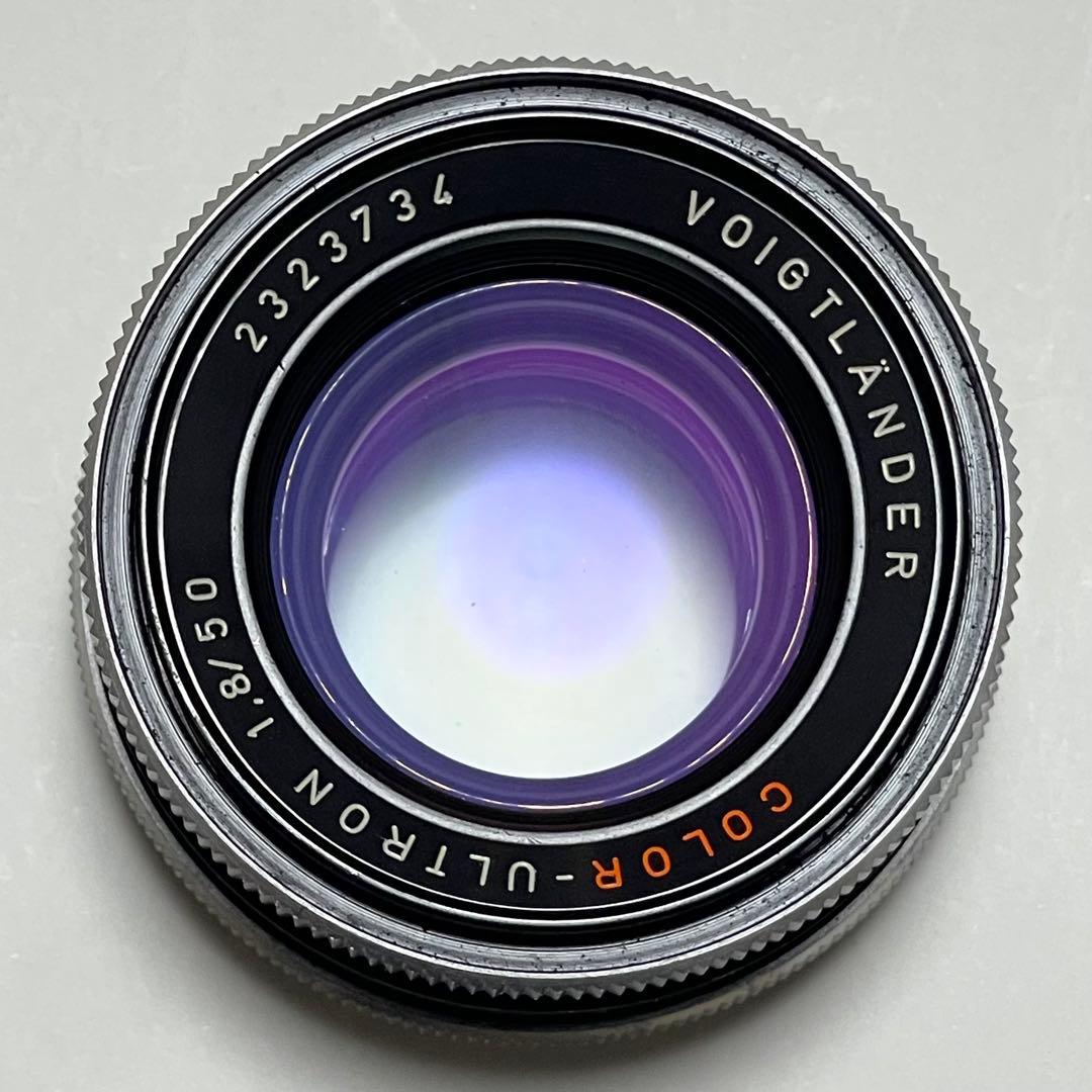 Voigtländer Ultron 50mm f/1.8 レンズ M42 M42 MOUNT SPIRAL: Voigtländer COLOR-ULTRON 50mm F1.8 M42/QBM muont