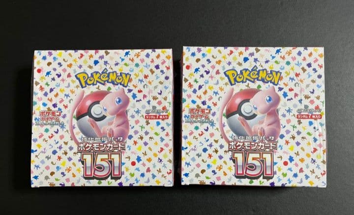 ポケモンカード151 シュリンクあり　2ボックス ポケモンカードゲーム ポケモンカード151 BOX シュリンク付き 新品 未