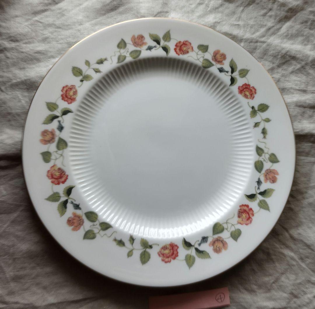 ④希少　50年前の未使用品　 India Rose 27皿 黒壺 27皿 India ④希少　50年前の未使用品　 Rose 黒壺