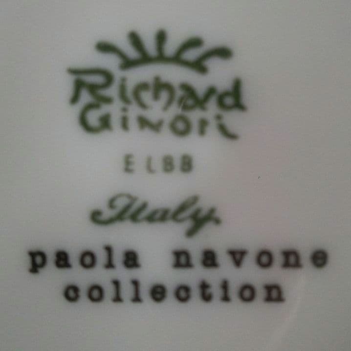 希少】リチャードジノリ×パオラ・ナヴォーネ「カーサドルチェカーサ