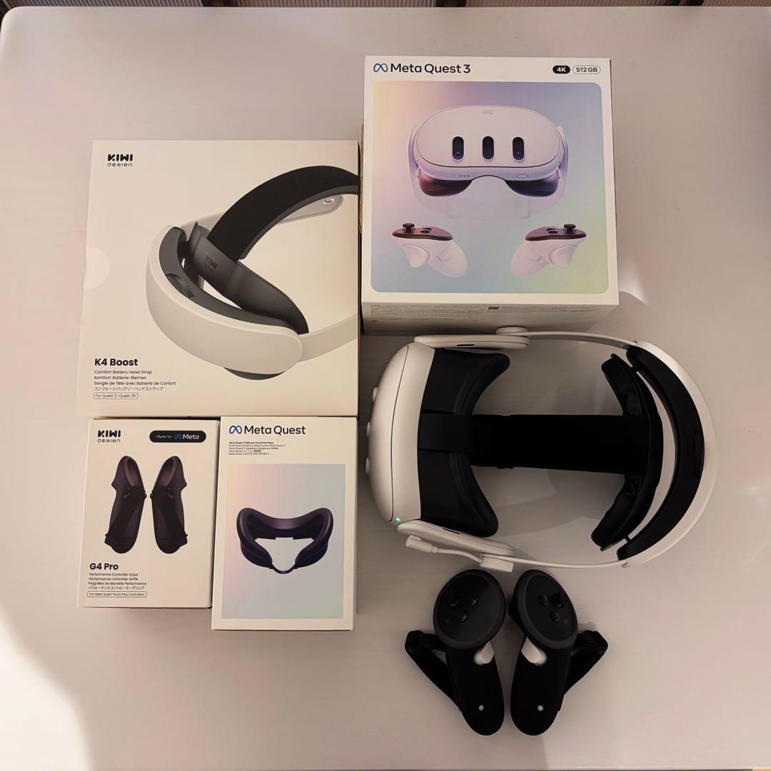 Meta Quest3 512GB 付属品約2万円分 即日発送 - メルカリ