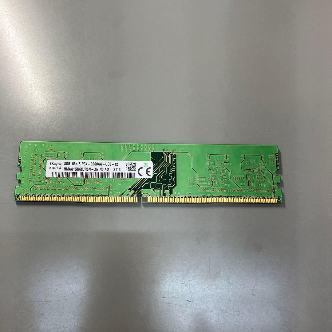 SK hynix 8GB DDR4 メモリ HMAA1GU6CJR6N-XN - メルカリ