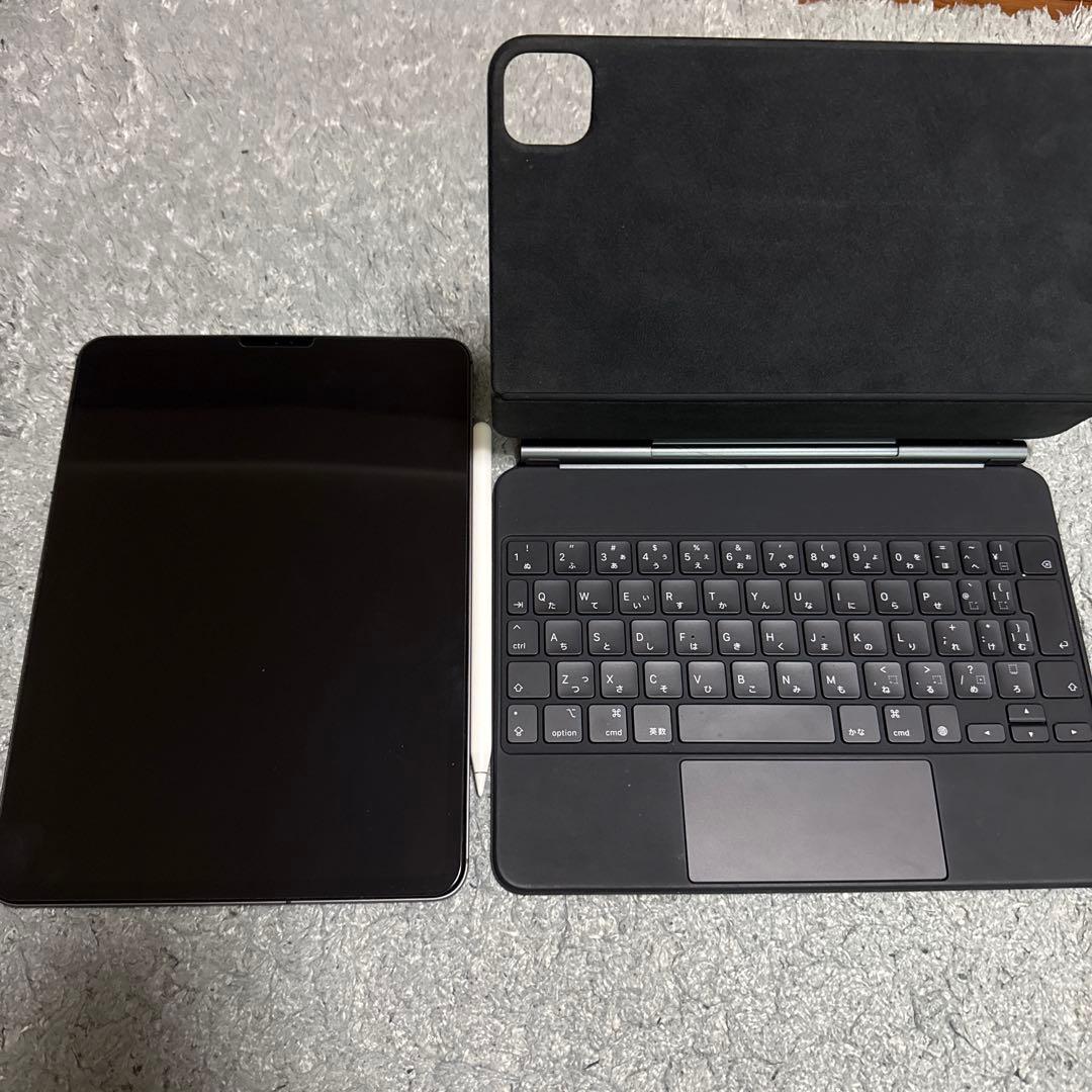 iPadPro11インチWi-Fi＋Cellular キーボード&ペンシル付き Amazon | iPad Pro 2022 11インチ 新型 キーボード ケース タッチ