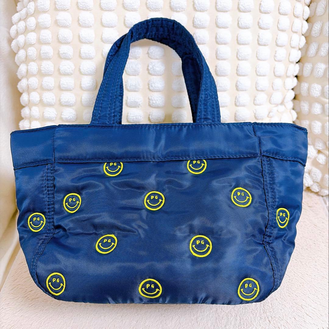 未使用 】PEARLY GATES ネイビー カートバッグ ゴルフ ロゴ刺繍 - メルカリ