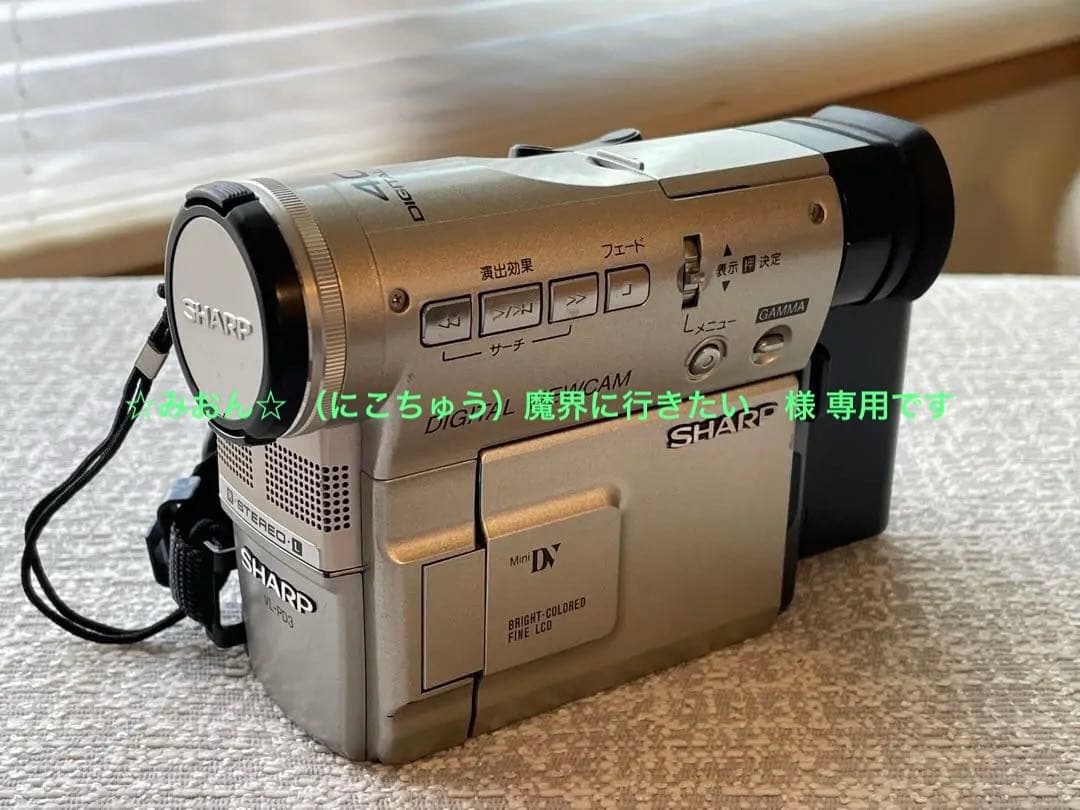 液晶デジタルビデオカメラ SHARP VL-PD3 本体及び付属品一式 - メルカリ
