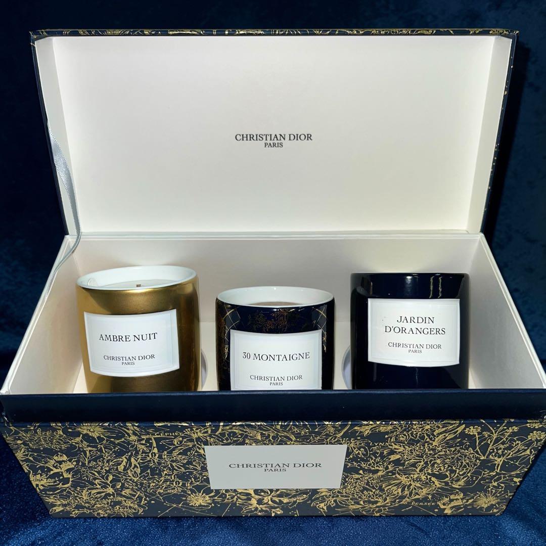 ☆1未使用 Christian Dior アロマキャンドル3個セット ディオール