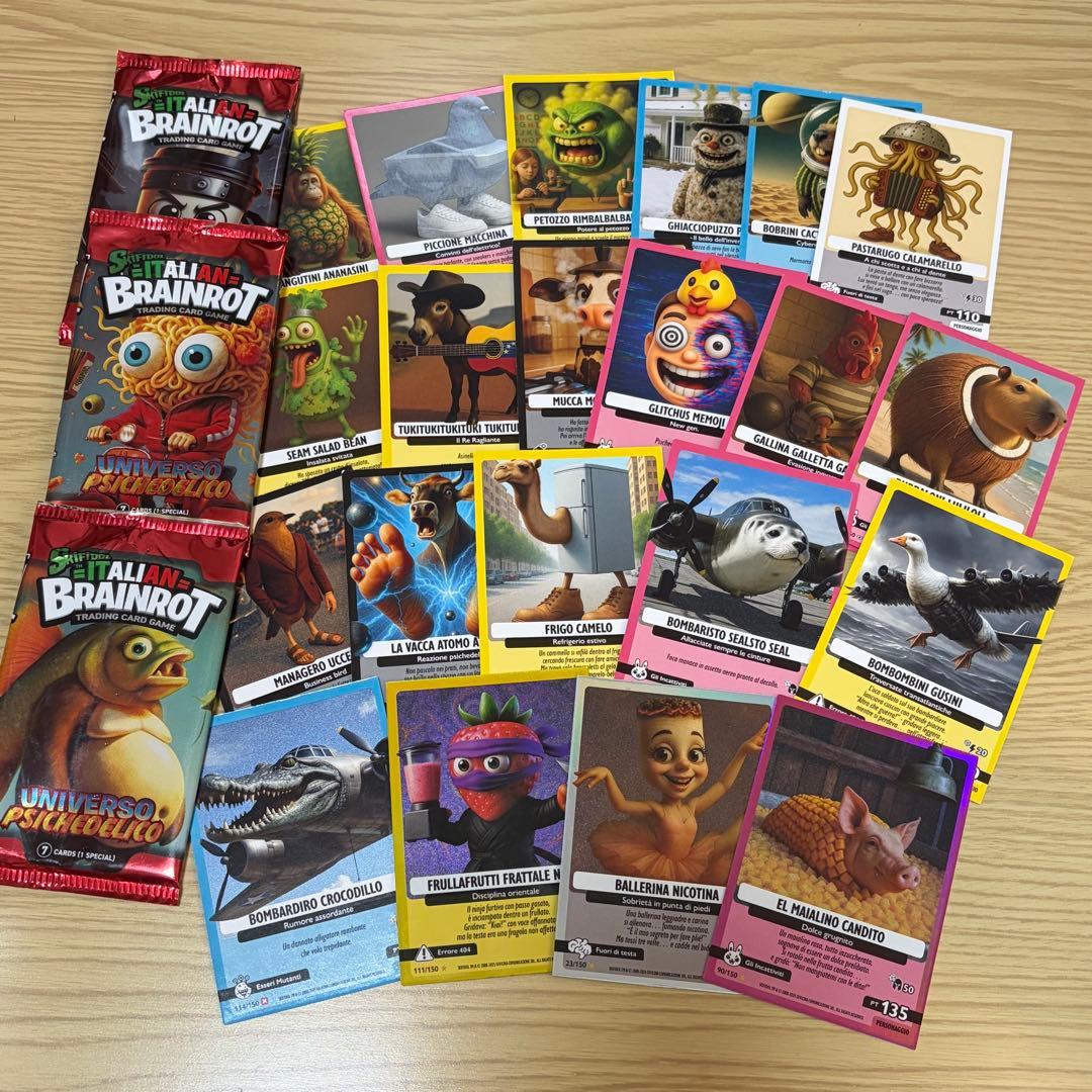 大阪万博 イタリア館 イタリアンブレインロット トレーディングカード